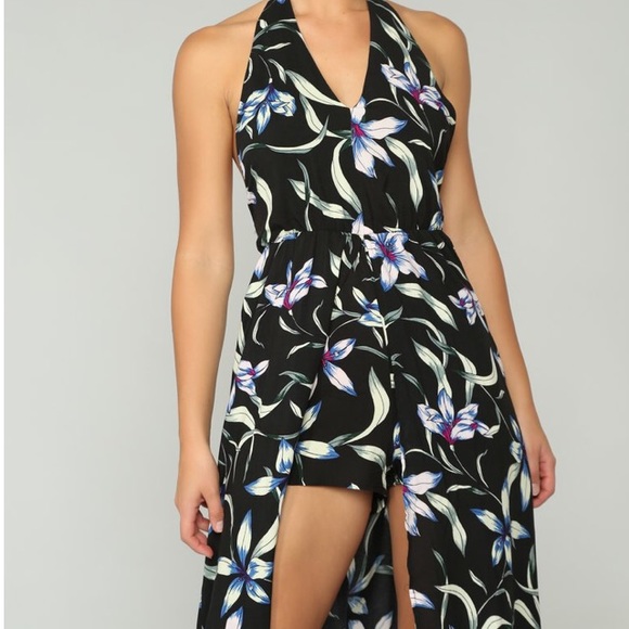 Gorgeous Fashion Nova maxi romper - Picture 2 of 5